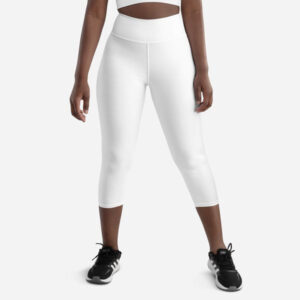 Leggings yoga capri con stampa all-over