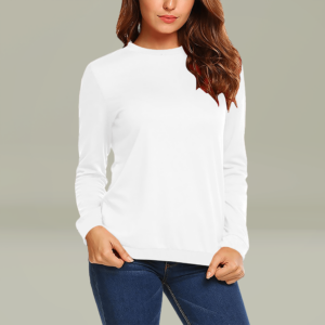 Felpa girocollo da donna (AOP)