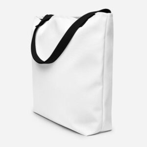 Borsa Tote Grande con Stampa Totale e Tasca