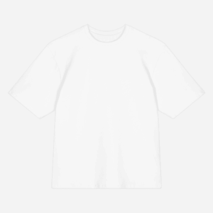 T-shirt oversize in cotone con stampa all-over
