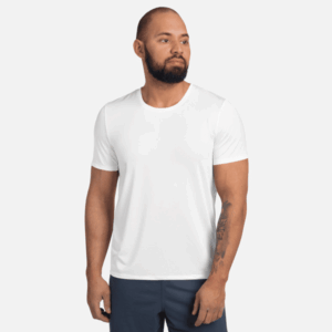 Maglietta sportiva da uomo con stampa all-over