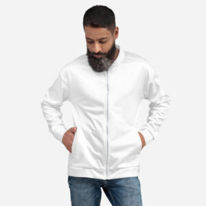Giacca bomber unisex con stampa all-over