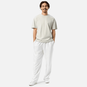 Pantaloncini jogger unisex a gamba larga con stampa integrale