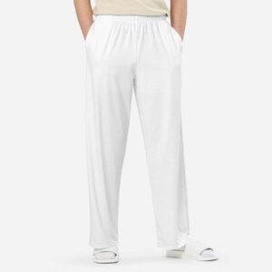Pantaloni larghi unisex con stampa all-over